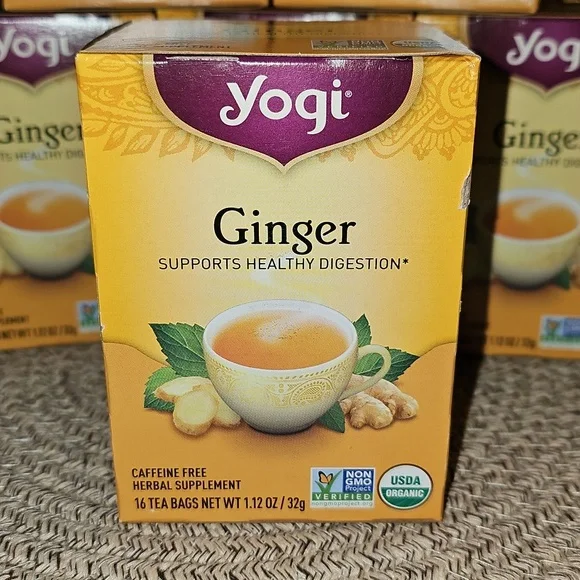 6 NEW Yogi Ginger Tea Boxes 16 ct each - Picture 2 of 5